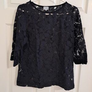 Lace Black Blouse